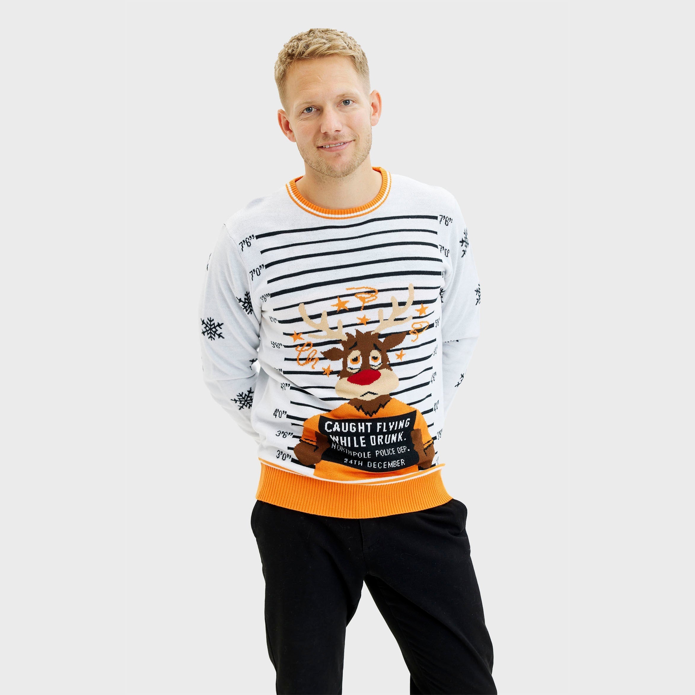 Criminal Rudolph Christmas Sweater – Men